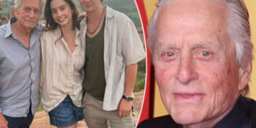 Awkward! Michael Douglas Mistaken For His Kids' Grandpa At Their University's Parents' Day! 
