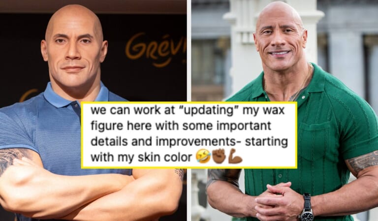 French Museum Updates Controversial Dwayne Johnson Wax Figure