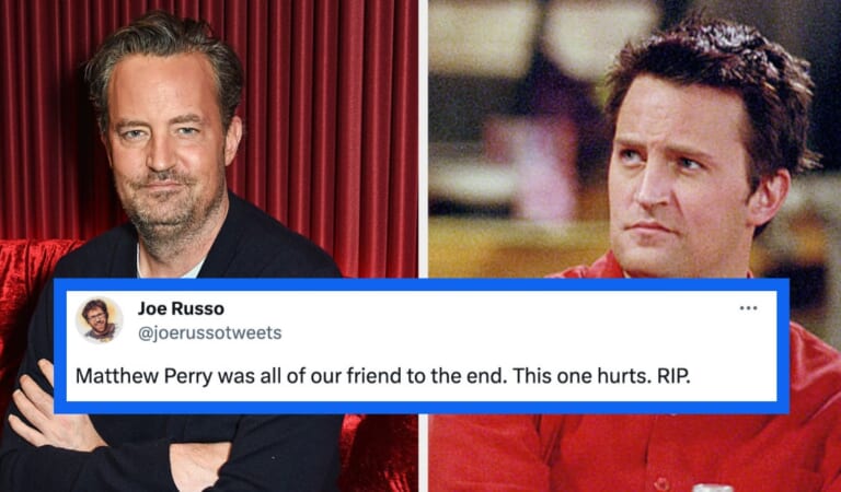 Friends Fans Honor Matthew Perry’s Iconic Chandler Bing Role