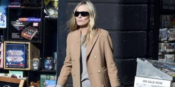 Kate Moss Wore a Fall 2023 Denim Trend With Ballet Flats