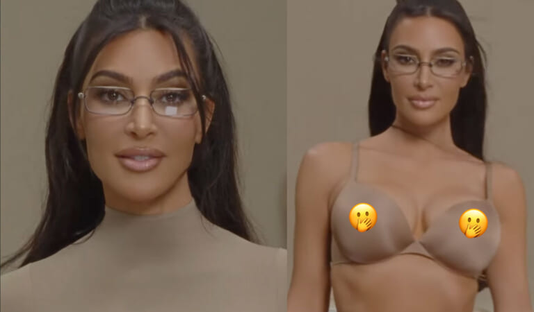 Kim Kardashian’s New Nipple Bra Is Getting ROASTED Online!
