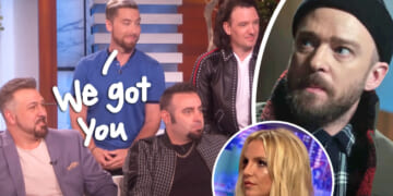 *NSYNC Supporting Justin Timberlake As He Gets DRAGGED In Britney Spears Memoir!