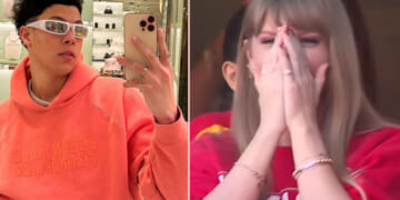 Taylor Swift Fans Are FURIOUS Jackson Mahomes Was Allowed In VIP Box With Her After His Accusations!