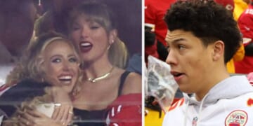 Taylor Swift’s New Friendship With Brittany Mahomes Has Sparked Backlash After Brittany Defended Jackson Mahomes Amid Allegations He’d Grabbed A Woman By The Throat And Forcibly Kissed Her