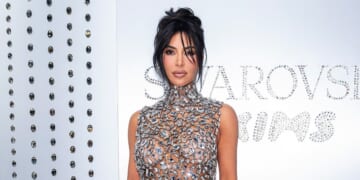 Kim Kardashian Is Bejeweled for Swarovski Store Opening