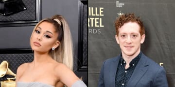 Ariana Grande Poses Backstage With Ethan Slater at Broadway Show