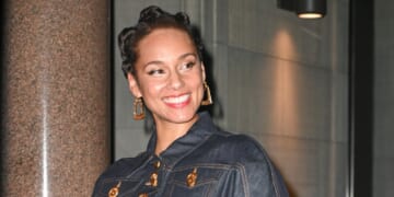 Alicia Keys Wears Double-Denim Outfit at Musical’s Opening Night