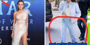 12 Of The Best, Most Brain-Breaking Optical Illusion Outfits Ever Worn By Celebrities