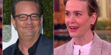 Matthew Perry Once Helped Sarah Paulson Land A Job She ‘Desperately’ Needed As A Struggling Actor!