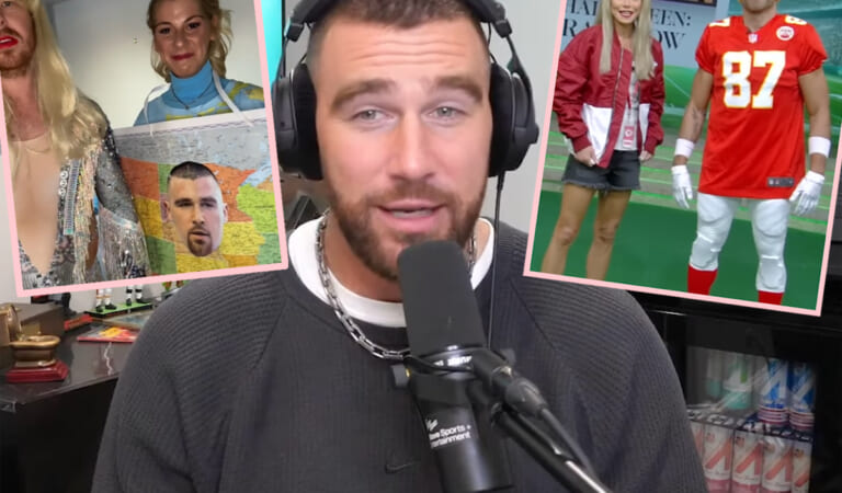 How Travis Kelce Reacted To Fans Dressing As Him & Taylor Swift For Halloween This Year!