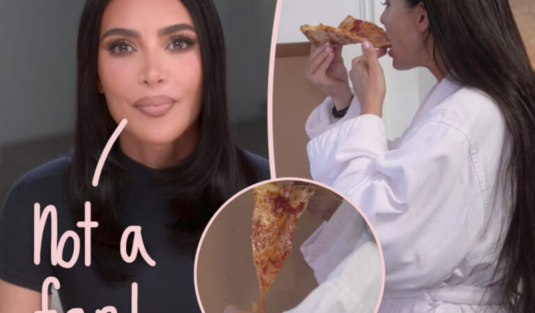 Kim Kardashian Doesn’t Like CHEESE On Her Pizza?!?!