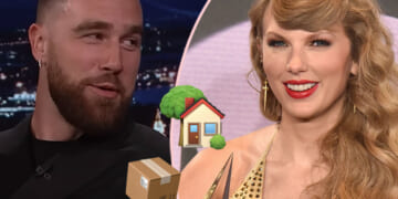 Taylor Swift MOVES IN With Travis Kelce -- For The Next Few Weeks Anyway!