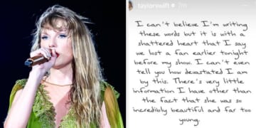 Taylor Swift Meets Family Of Fan Who Died At Her Concert