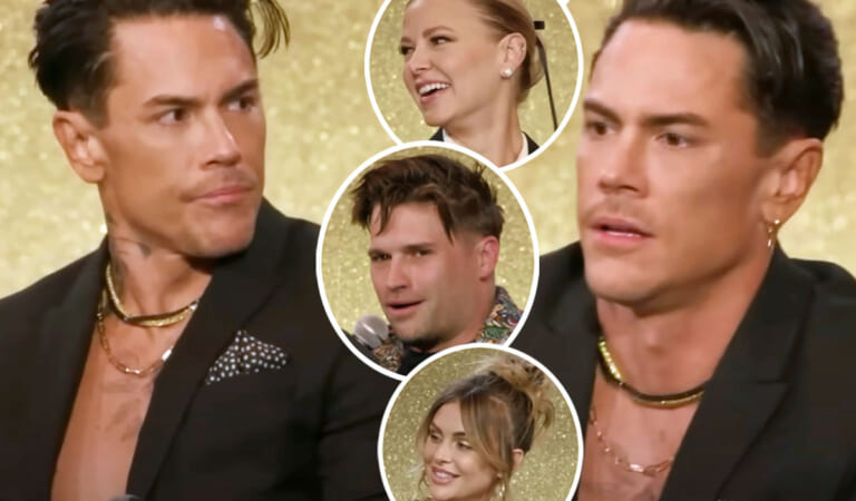 Tom Sandoval RUTHLESSLY Booed During VPR Panel At BravoCon – But THESE Co-Stars Defended Him??