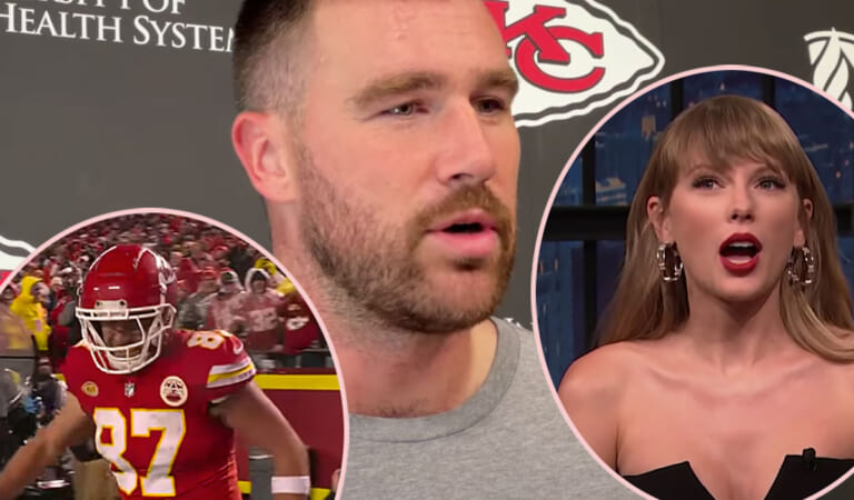 What Was With Travis Kelce’s Fight During Sunday’s Game?! And What Did Taylor Swift Fans Think?!