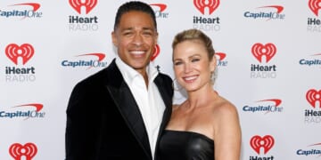 Amy Robach, T.J. Holmes Are Red Carpet Official at Jingle Ball Concert