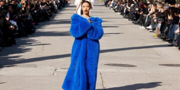 Cardi B Shuts Down Balenciaga Catwalk in Oversize Faux Fur Coat