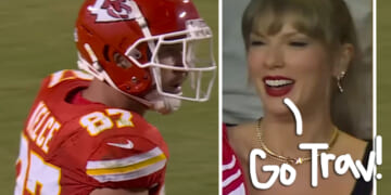 Taylor Swift Back To Cheering On Travis Kelce – This Time On The Road!