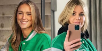 Kylie Kelce Reacts to Kaitlin Olson Winning Her Signed Eagles Jacket
