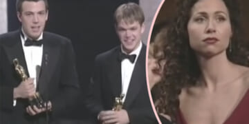 Minnie Driver Sad Matt Damon Good Will Hunting Oscar Speech
