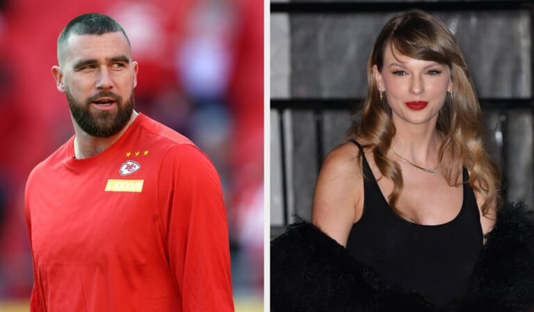 Travis Kelce Defends Taylor Swift Against The "Brads And Chads" Who Booed Her At His Latest Game