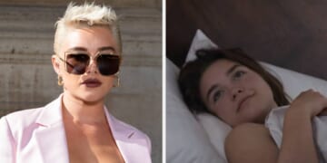 Florence Pugh Just Admitted That She Accidentally Fell Asleep On Set When Filming A Bed Scene, But She Definitely Styled It Out