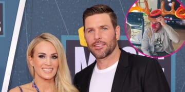 Carrie Underwood Loves Husband Mike Fisher’s Reindeer Costume