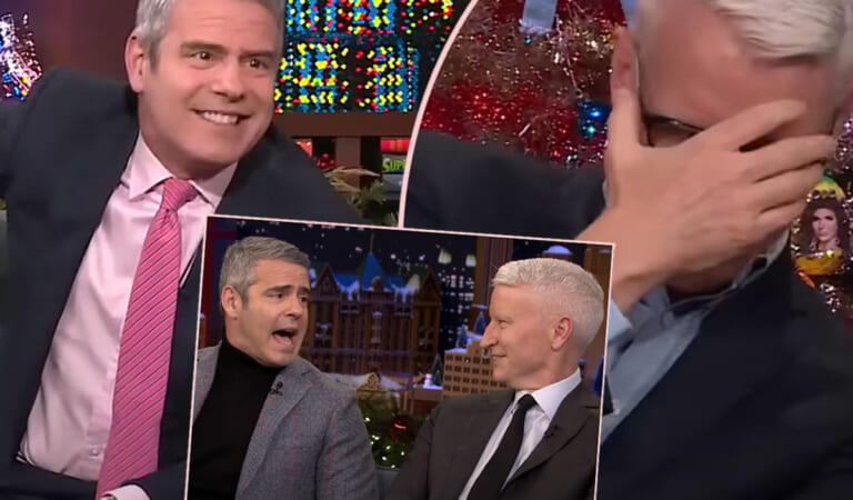 Andy Cohen Accidentally Lets Slip Anderson Cooper Is Into Threesomes?! WATCH!