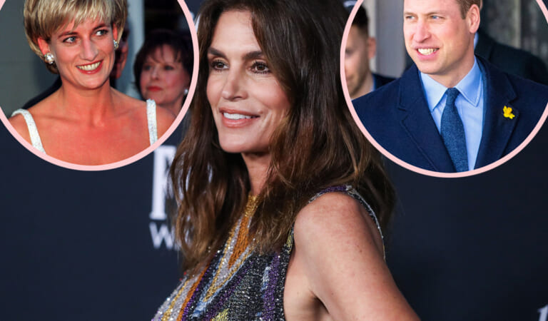 Cindy Crawford Reminisces On Meeting Princess Diana & Prince William For The First Time After Her ‘Cameo’ On The Crown!