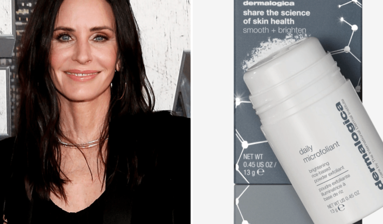 Courteney Cox Swears by This Scrub for Smooth, Glowing Skin