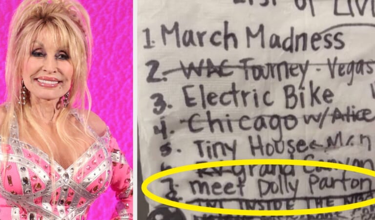 Dolly Parton Made A Man’s Bucket List Dreams Come True With Heartwarming Call