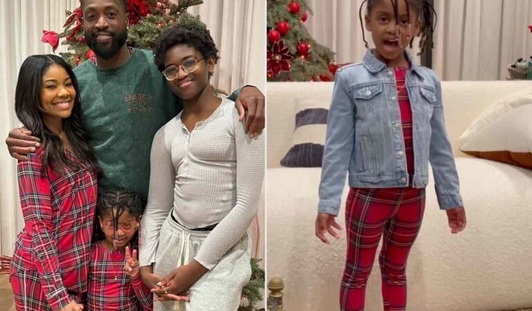Dwyane Wade and Gabrielle Union Celebrate Christmas with Their Blended Family