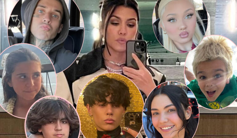 How Kourtney Kardashian Is Making Christmas ‘Extra Special’ For Her & Travis Barker’s Kids – Including Baby Rocky!