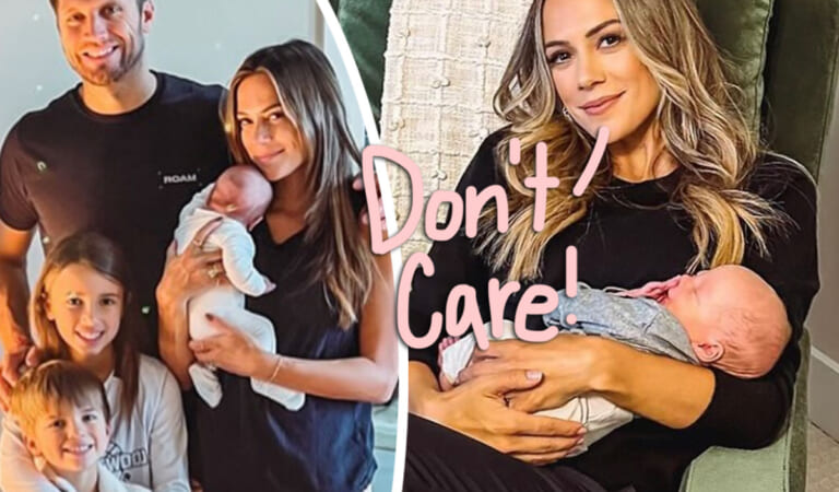 Jana Kramer Is NOT Breastfeeding Newborn Son – And She Doesn’t ‘Have Any Shame’ About It!