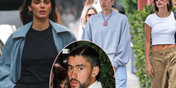 Kendall Jenner Hangs With Justin & Hailey Bieber After Bad Bunny Breakup