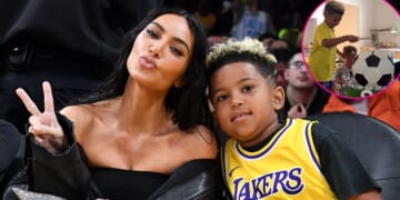 Kim Kardashian Throws Son Saint West a Soccer-Themed Birthday Party