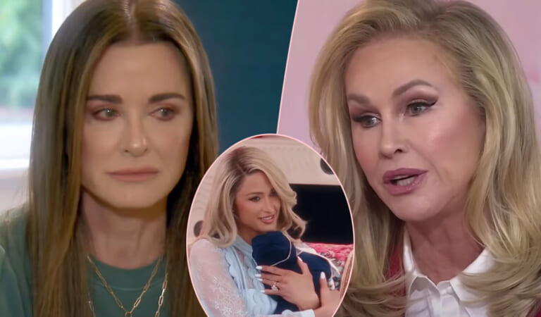 Kyle Richards ‘Cut Off’ From Paris Hilton’s Baby Amid Feud With Kathy – Found Out About Him On Instagram!