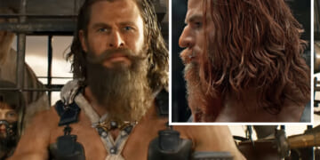 Chris Hemsworth Big Fake Nose Furiosa Trailer