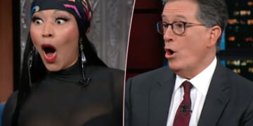 Nicki Minaj SHOCKED After Stephen Colbert NAILS ‘Rap Battle’! WATCH!