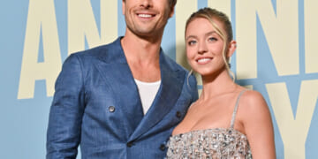Sydney Sweeney says dating rumors were 'hard' on 'Anyone But You' co-star Glen Powell — and reveals why she's private about real-life boyfriend Jonathan Davino