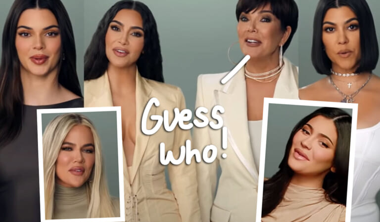 Throwback Kardashian Christmas Card Ignites Major Mystery For Fans! Who Is THAT?!?