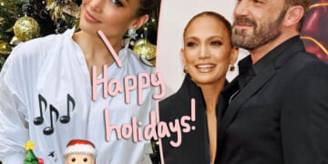 Jennifer Lopez Sings Carols At Her & Ben Affleck’s Christmas Party!