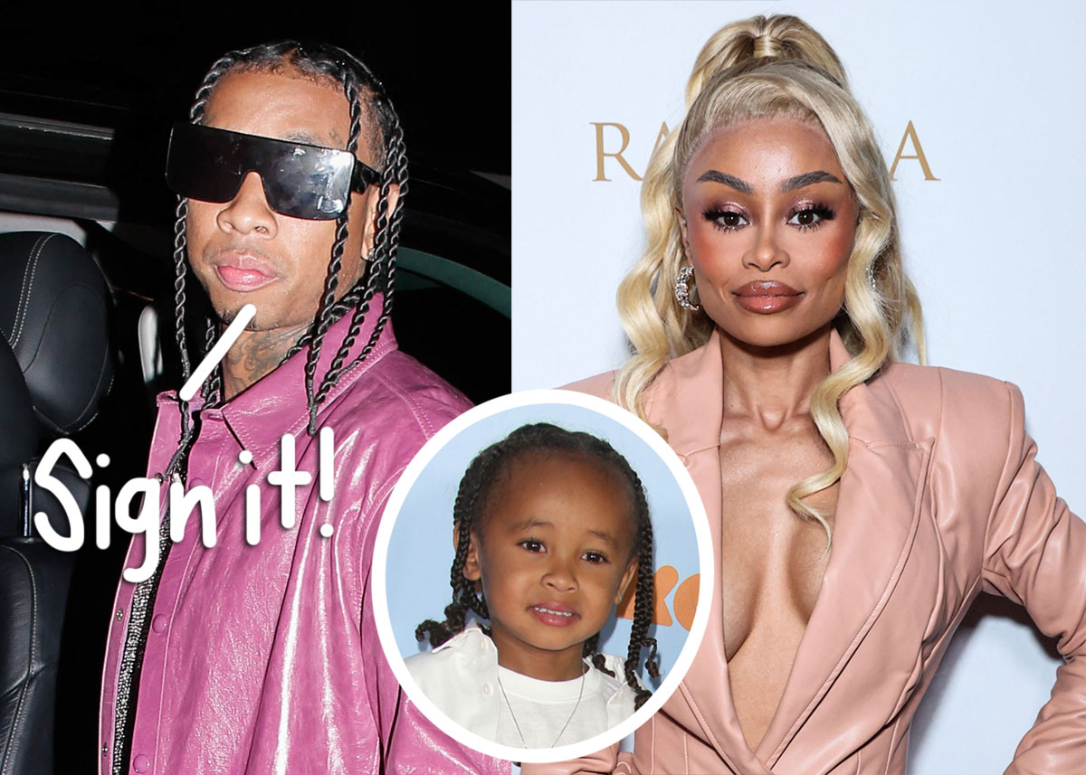 What?! Blac Chyna & Tyga Force Guests to Sign $500K NDA To Attend King Cairo’s Baptism!