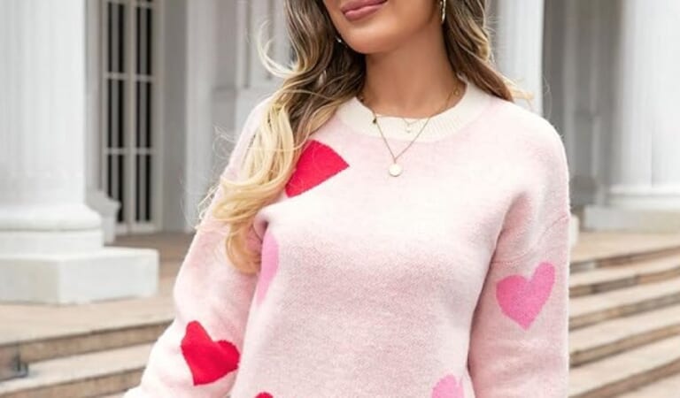 11 Cutest Heart-Print Sweaters We Love for Valentine’s Day