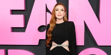 Lindsay Lohan Attends 'Mean Girls' Red Carpet Premiere in NYC