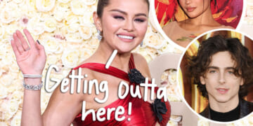 Selena Gomez Quits Social Media – Again! – Amid Timothee Chalamet Drama!