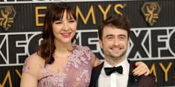 Daniel Radcliffe, Erin Darke Attend 2023 Emmy Awards After Baby