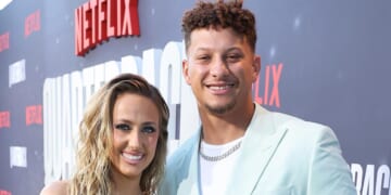 Patrick Mahomes Paired His Suit With Crocs for NFL Photo Shoot 