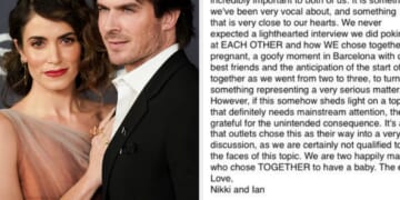 Ian Somerhalder’s Past Comments About Getting Rid Of His Wife Nikki Reed’s Birth Control Pills Have Resurfaced Online