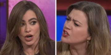Sofía Vergara Awkwardly Clashed With Kelly Clarkson After Kelly Suggested That Her “Griselda” Transformation Was Only “Slight”